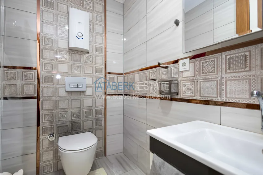 Purchase One-level apartment 3+1 with furniture in the center of Alanya, Hasbahce — property for residence permits and citizenship 14 