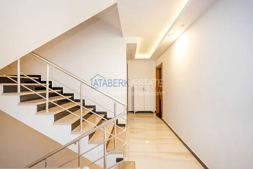 One-level apartment 3+1 with furniture in the center of Alanya, Hasbahce — property for residence permits and citizenship 15 