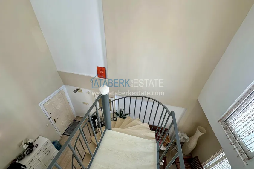 Purchase  4+1 duplex in the center of Alanya, Cleopatra beach area - the property is suitable for a residence permit 16 