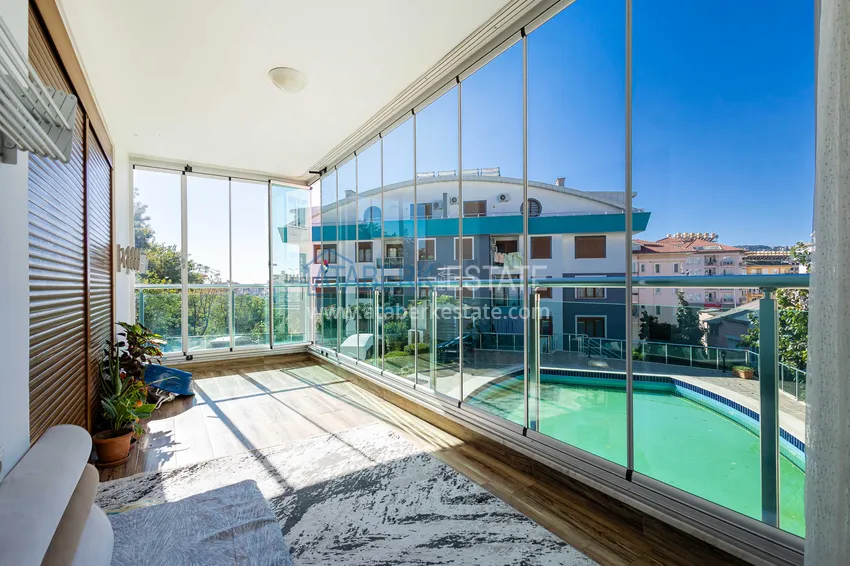 Purchase One-level apartment 3+1 with furniture in the center of Alanya, Hasbahce — property for residence permits and citizenship 17 