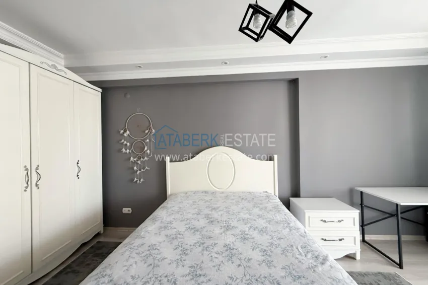 Purchase Property with potential for citizenship and residence permit in Alanya - 2+1 furnished apartment in Tosmur 19 