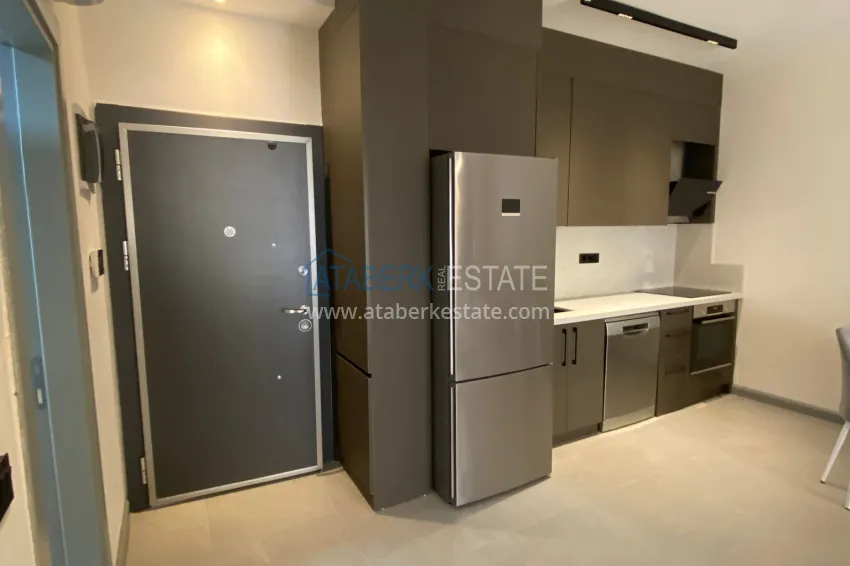 Purchase 1+1 penthouse for short-term rent in the center of Alanya - furnished, 250 m to Keykubat Beach No. 43 1 