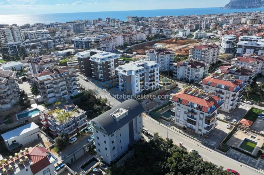 2+1 duplex penthouse with furniture in Alanya, Oba district 1 