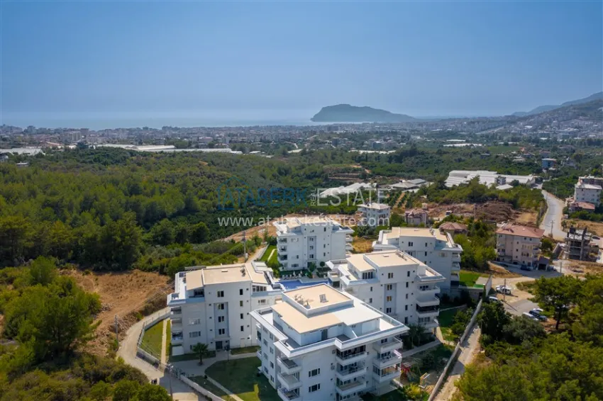 Furnished 2+1 apartment in Oba - property for residence permit and citizenship in Alanya 1 