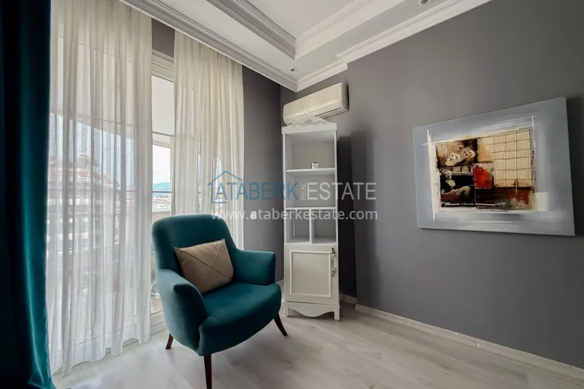 Purchase Property with potential for citizenship and residence permit in Alanya - 2+1 furnished apartment in Tosmur 21 
