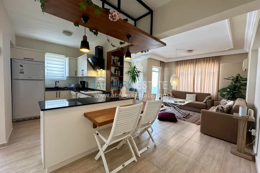 Purchase  4+1 duplex in the center of Alanya, Cleopatra beach area - the property is suitable for a residence permit 2 