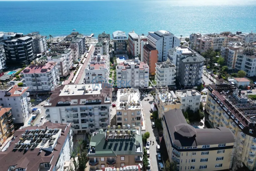 Apartment 2+1 in Alanya for a residence permit — furnished from the sea, Oba district 2 