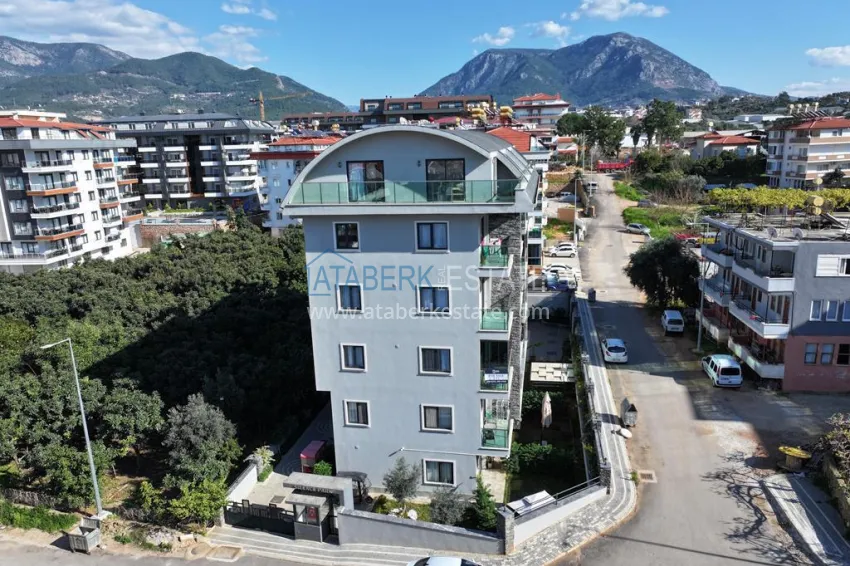 2+1 duplex penthouse with furniture in Alanya, Oba district 3 