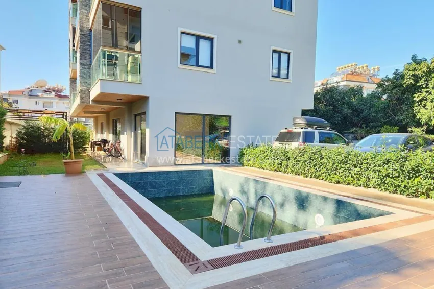 2+1 duplex penthouse with furniture in Alanya, Oba district 5 