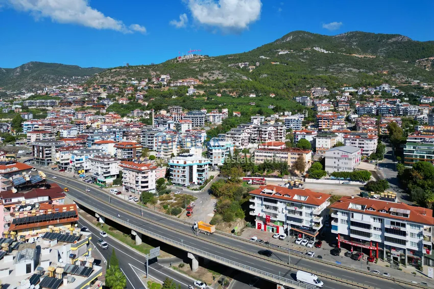 One-level apartment 3+1 with furniture in the center of Alanya, Hasbahce — property for residence permits and citizenship 4 