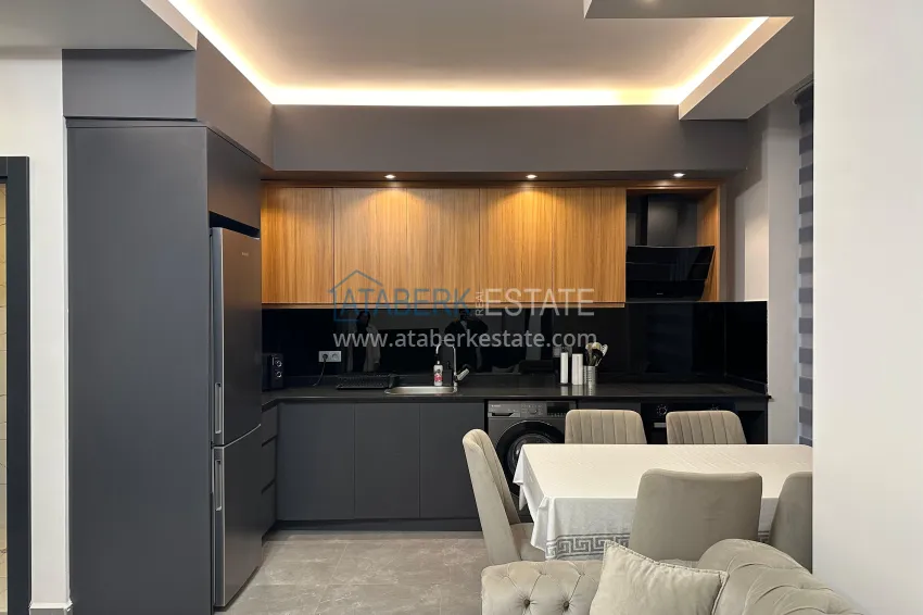 Purchase 2+1 duplex penthouse with furniture in Alanya, Oba district 4 