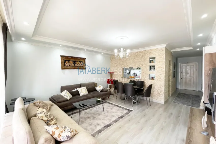 Purchase Property with potential for citizenship and residence permit in Alanya - 2+1 furnished apartment in Tosmur 4 