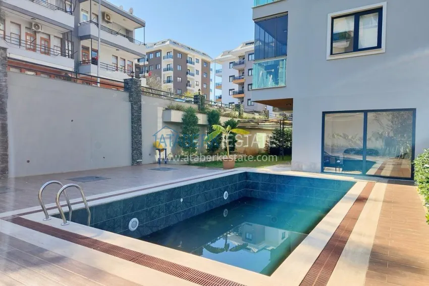 2+1 duplex penthouse with furniture in Alanya, Oba district 6 