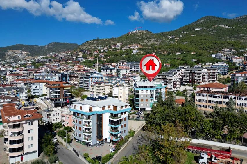 One-level apartment 3+1 with furniture in the center of Alanya, Hasbahce — property for residence permits and citizenship 5 
