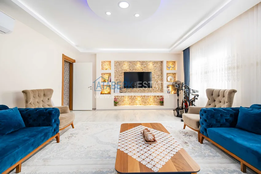 Purchase One-level apartment 3+1 with furniture in the center of Alanya, Hasbahce — property for residence permits and citizenship 5 