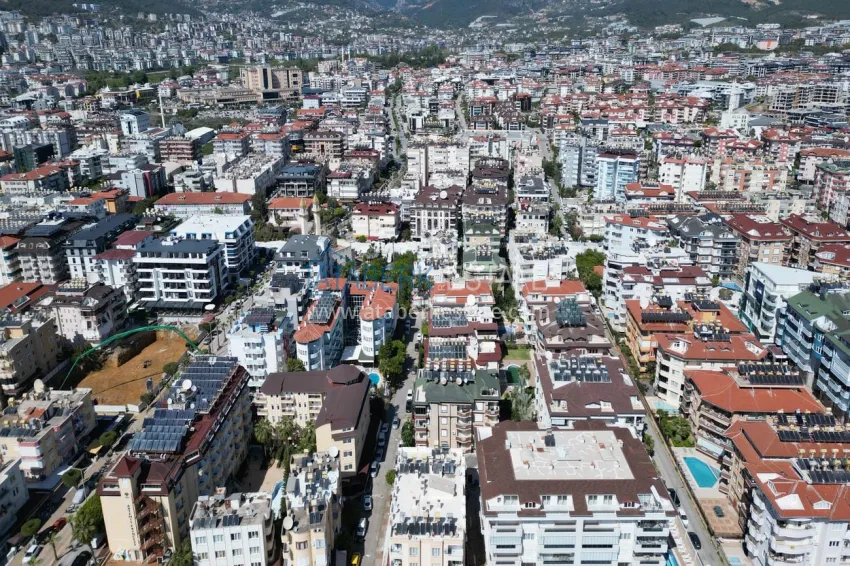 Apartment 2+1 in Alanya for a residence permit — furnished from the sea, Oba district 6 