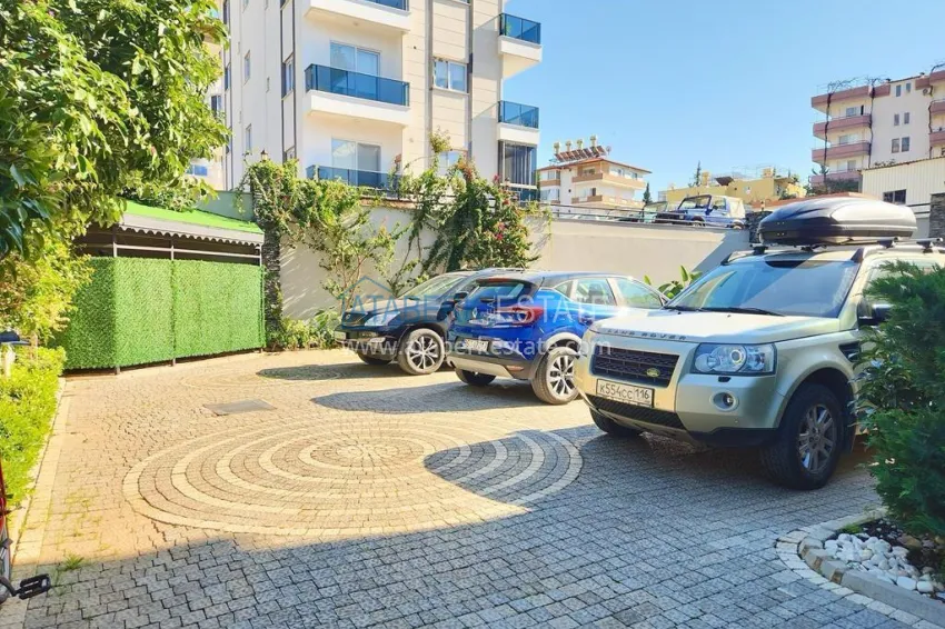 2+1 duplex penthouse with furniture in Alanya, Oba district 7 