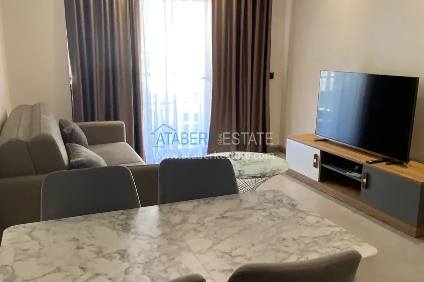 Purchase 1+1 penthouse for short-term rent in the center of Alanya - furnished, 250 m to Keykubat Beach No. 43 6 