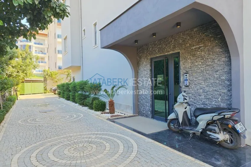 2+1 duplex penthouse with furniture in Alanya, Oba district 8 