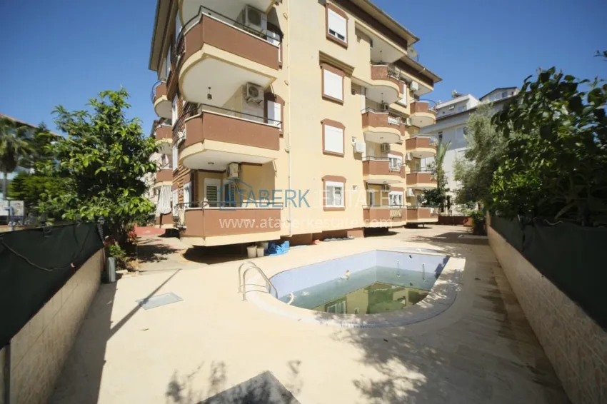 Apartment 2+1 in Alanya for a residence permit — furnished from the sea, Oba district 8 