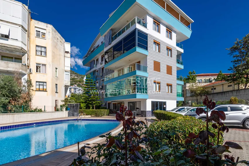 One-level apartment 3+1 with furniture in the center of Alanya, Hasbahce — property for residence permits and citizenship 8 