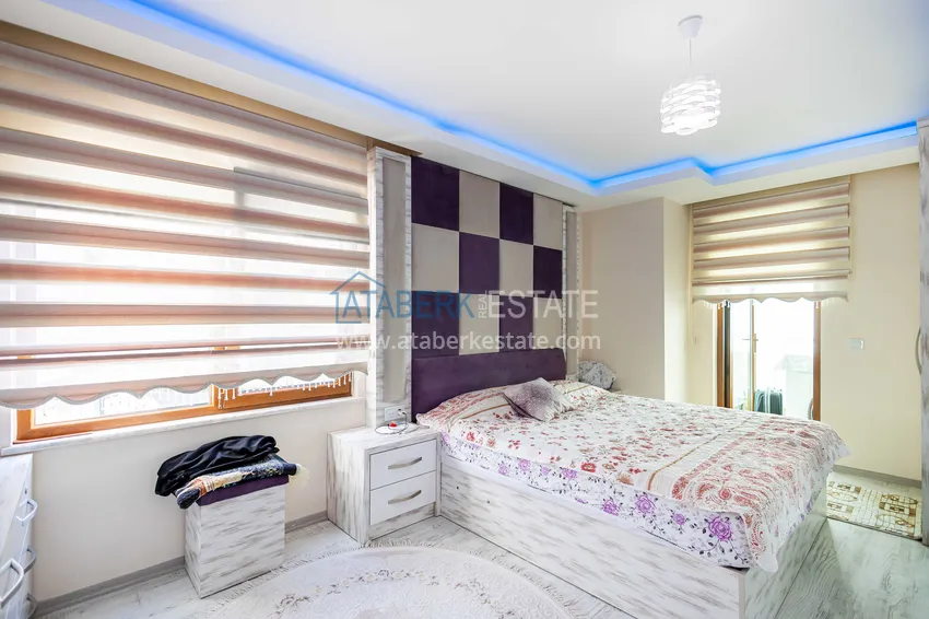 Purchase One-level apartment 3+1 with furniture in the center of Alanya, Hasbahce — property for residence permits and citizenship 8 