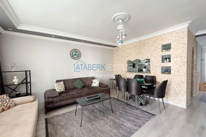 Purchase Property with potential for citizenship and residence permit in Alanya - 2+1 furnished apartment in Tosmur 9 