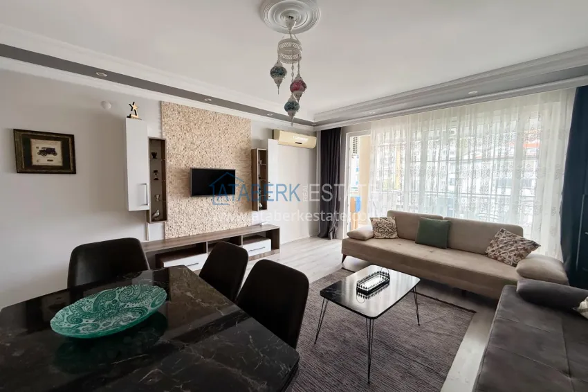 Purchase Property with potential for citizenship and residence permit in Alanya - 2+1 furnished apartment in Tosmur 10 