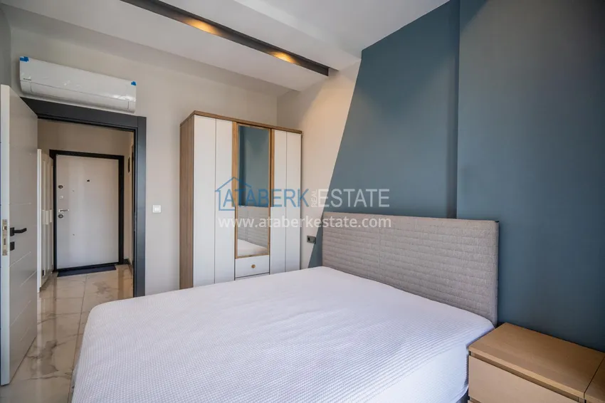 Purchase One bedroom apartment with new furniture in the center of Mahmutlar, Saturday Market District 12 