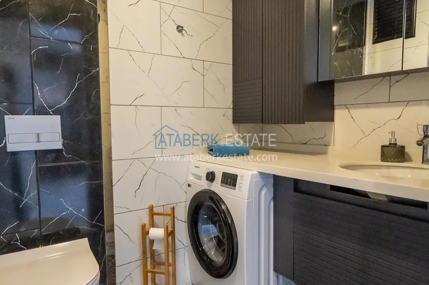 Purchase One bedroom apartment with new furniture in the center of Mahmutlar, Saturday Market District 14 