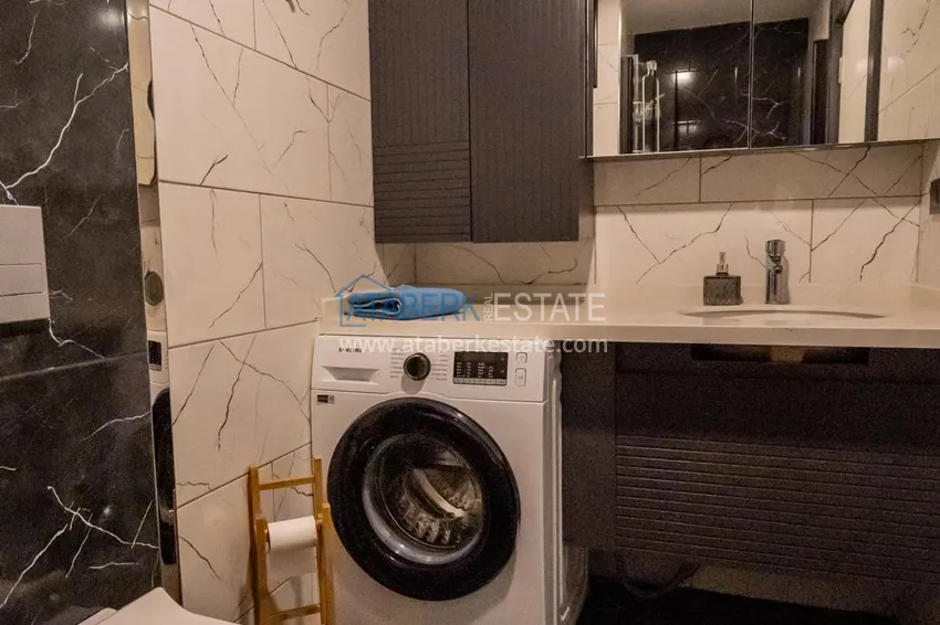 Purchase One bedroom apartment with new furniture in the center of Mahmutlar, Saturday Market District 15 