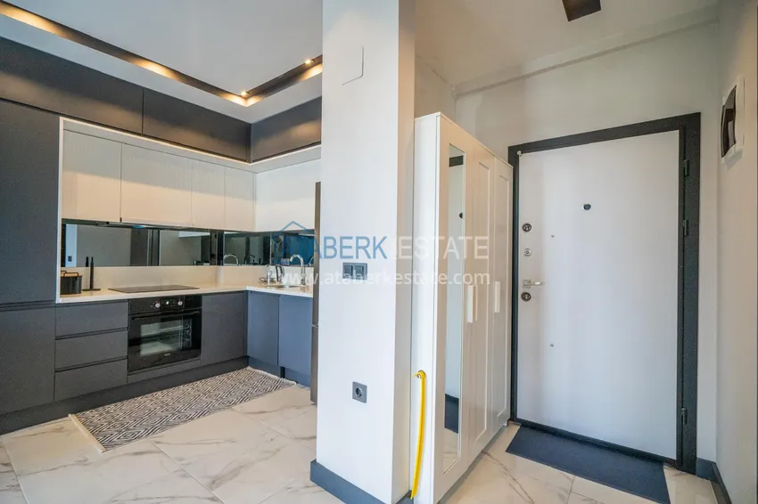 Purchase One bedroom apartment with new furniture in the center of Mahmutlar, Saturday Market District 2 