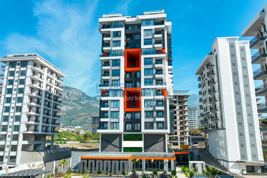 New project of a multi-apartment residential complex in Mahmutlar 4 