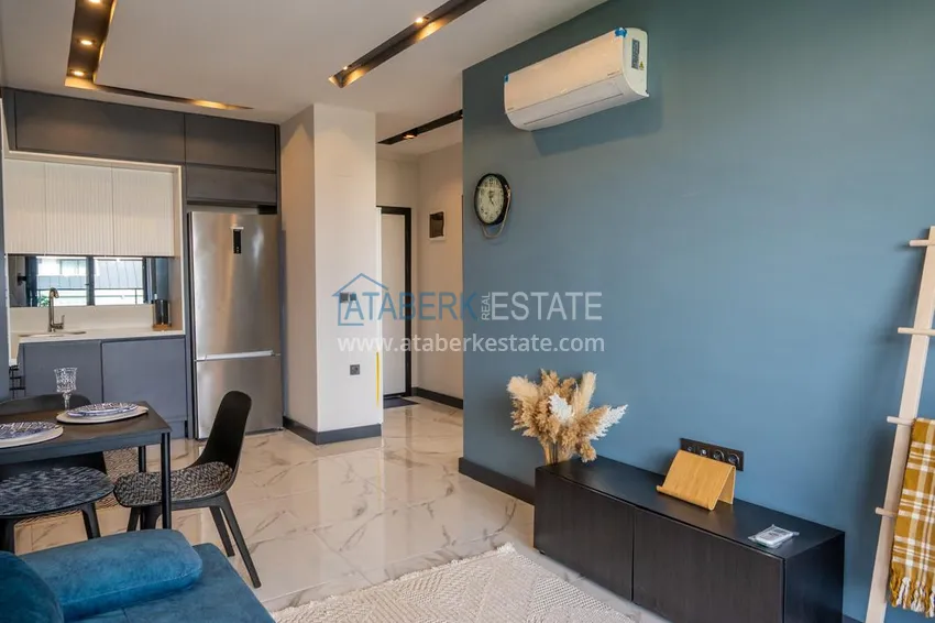 Purchase One bedroom apartment with new furniture in the center of Mahmutlar, Saturday Market District 9 