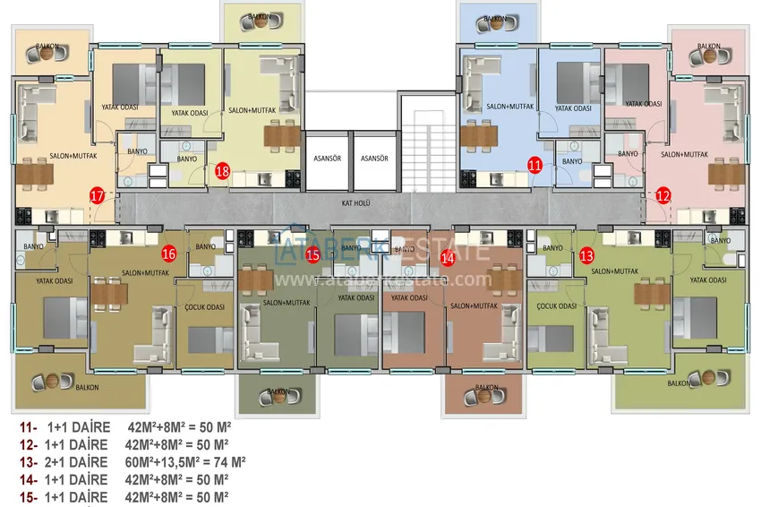 Buy cheap Elite residence in the Oba area - modern high-class real estate from the developer 13 