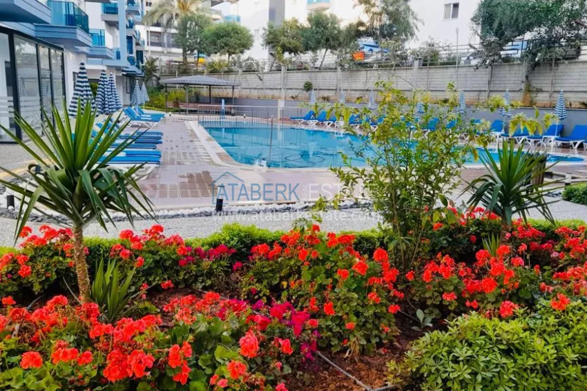 Furnished one-bedroom apartment in a young modern complex - Oba district, Alanya 5 