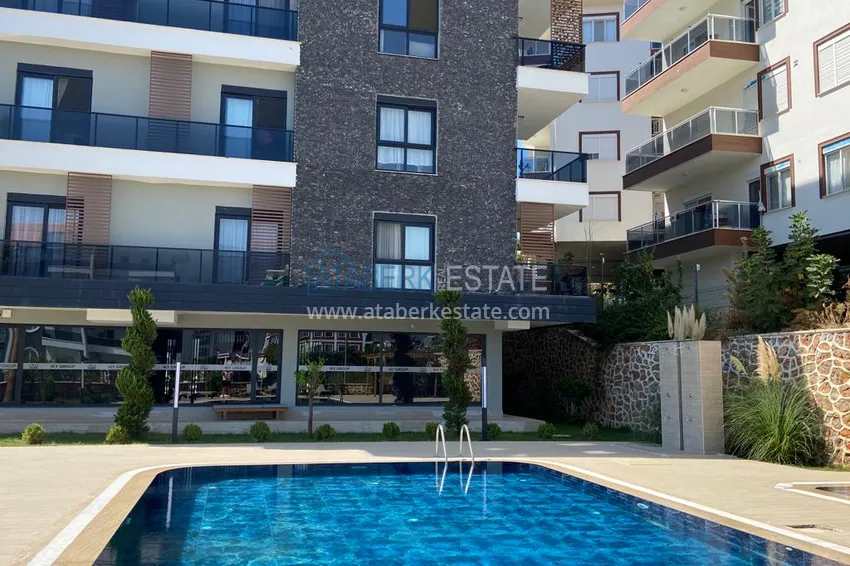 1+1 apartment for sale in Alanya, Oba district — furnished and seaview, boutique complex 2 