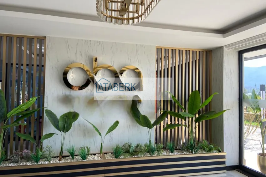 1+1 apartment for sale in Alanya, Oba district — furnished and seaview, boutique complex 5 