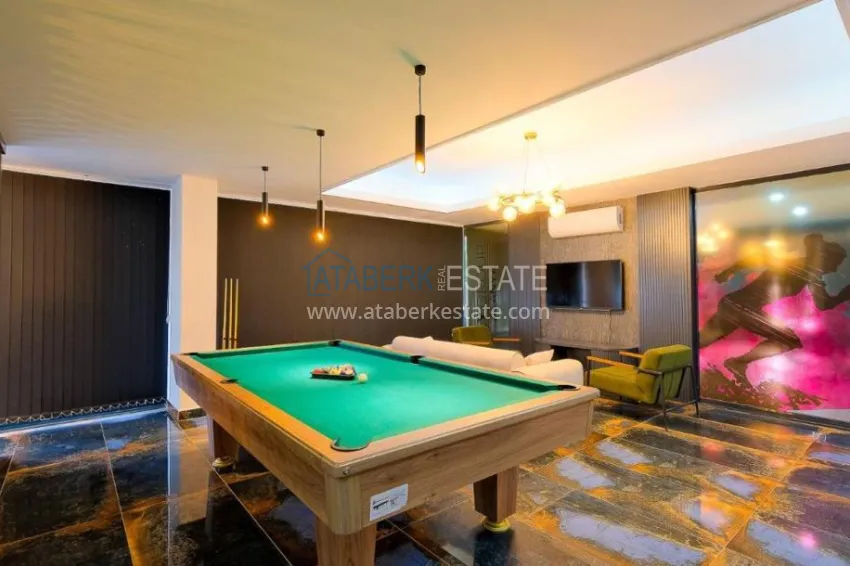 1+1 apartment in Alanya, Oba district with furniture and mountain views — installments up to 6 months 11