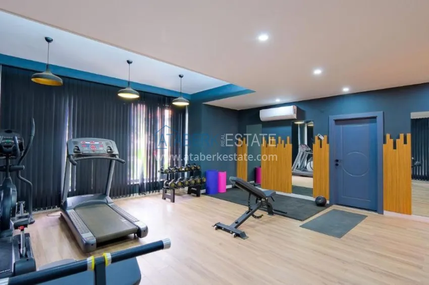 1+1 apartment in Alanya, Oba district with furniture and mountain views — installments up to 6 months 13