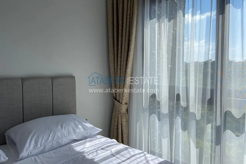 Purchase  1+1 apartment for sale in Alanya, Oba district — furnished and seaview, boutique complex 8 