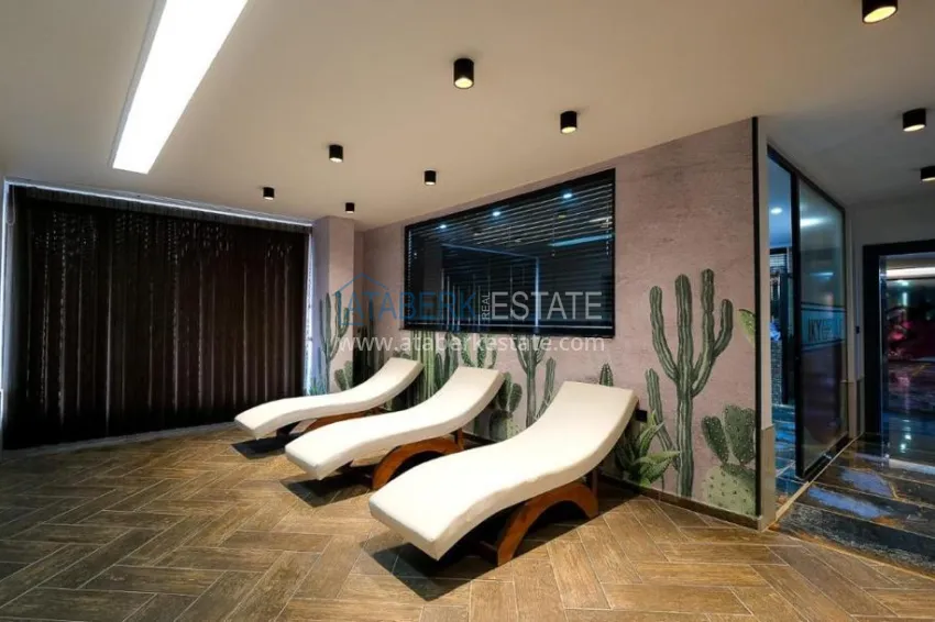 1+1 apartment in Alanya, Oba district with furniture and mountain views — installments up to 6 months 14