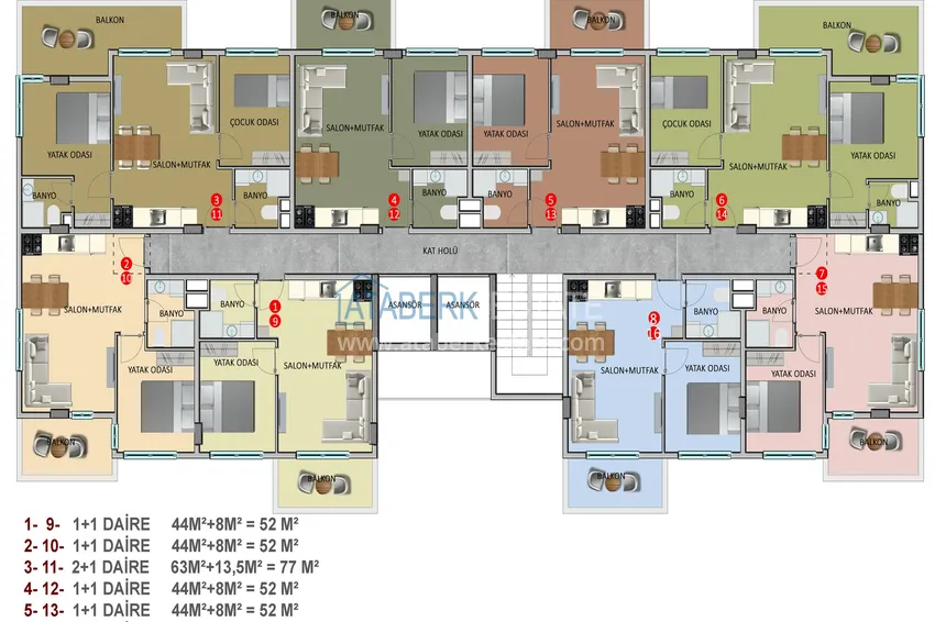 Buy cheap Elite residence in the Oba area - modern high-class real estate from the developer 1 