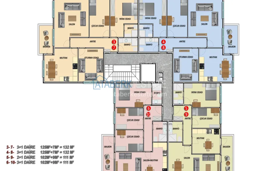 Buy cheap Elite residence in the Oba area - modern high-class real estate from the developer 5 