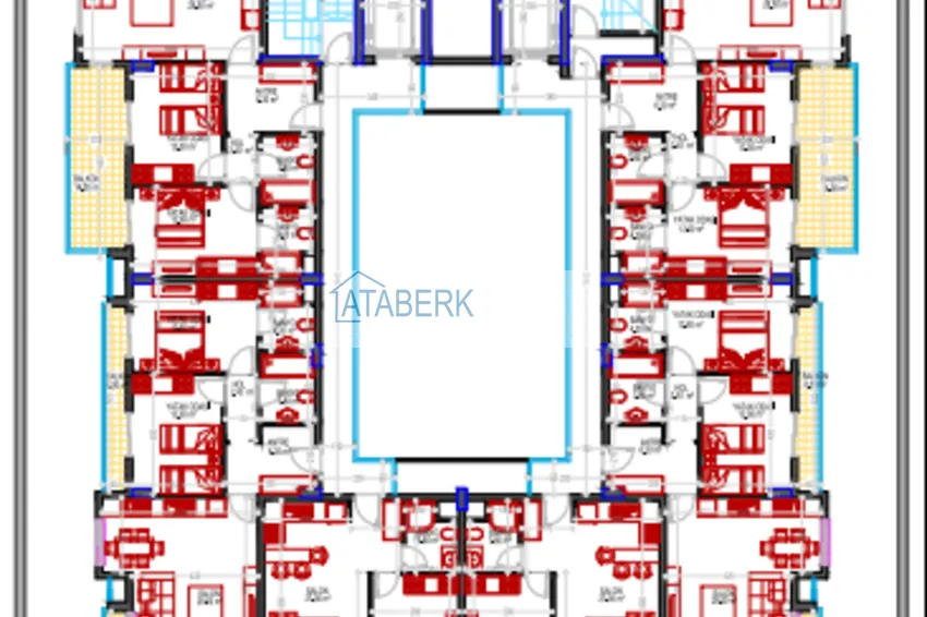 Buy cheap Apartments in Mahmutlar from the developer - a modern comfort-class complex 100 meters from the sea  4 