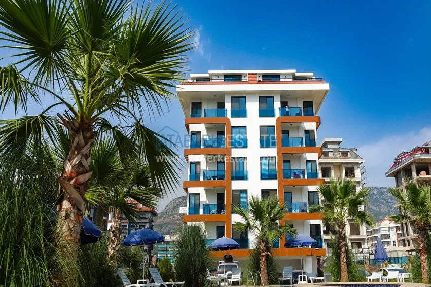 Beachfront apartments in Alanya, Kestel district 1