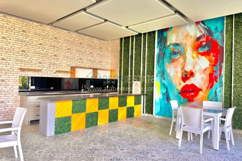 Spacious, finely finished apartment in a new residential complex — Oba district, Alanya 12 