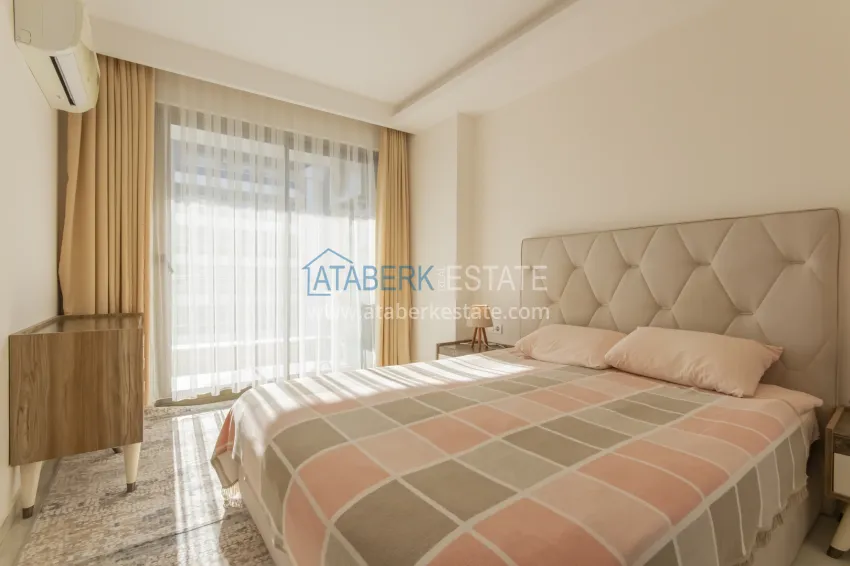 Purchase Turnkey 1+1 75 m² apartment with sea view in Mahmutlar 12 