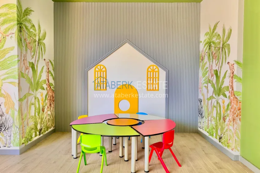 Spacious, finely finished apartment in a new residential complex — Oba district, Alanya 14 