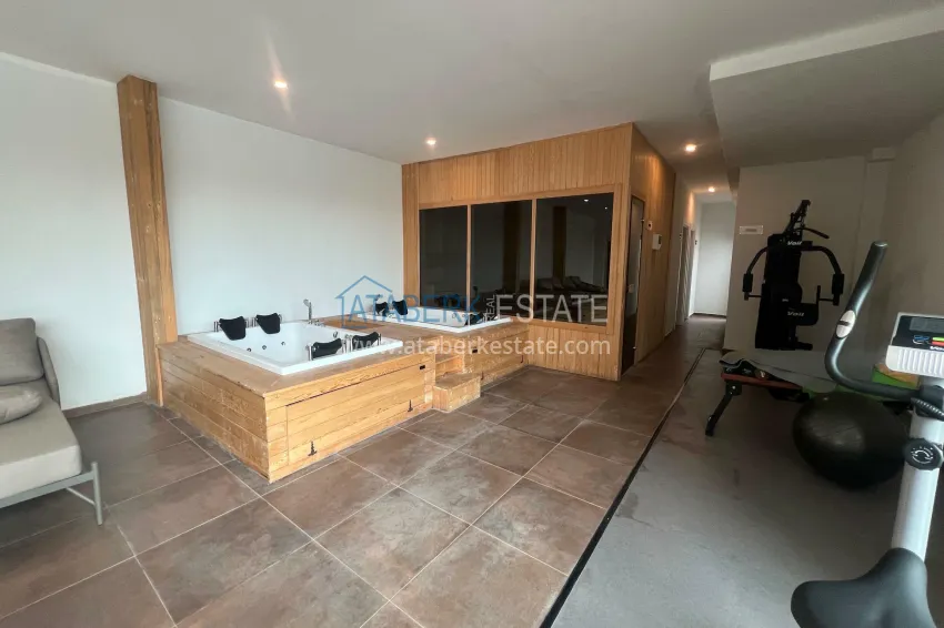 2+1 duplex apartment in Konakli - with a pool terrace in an elite residence 16